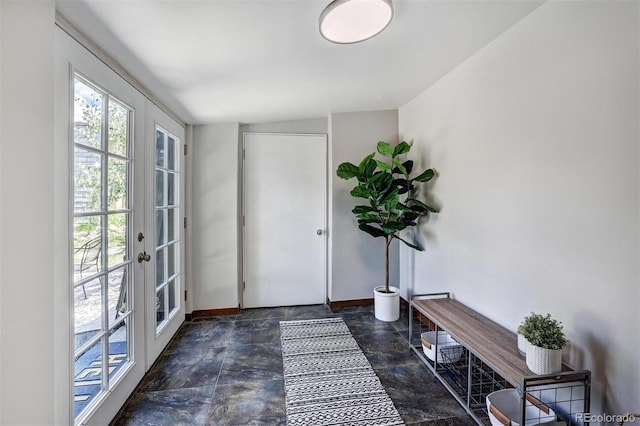 891 Fairview Blvd Unit 20, Breckenridge, CO 80424 - doorway featuring stone finish flooring and french doors