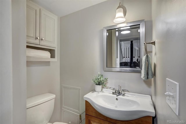 891 Fairview Blvd Unit 20, Breckenridge, CO 80424 - half bath with vanity and toilet