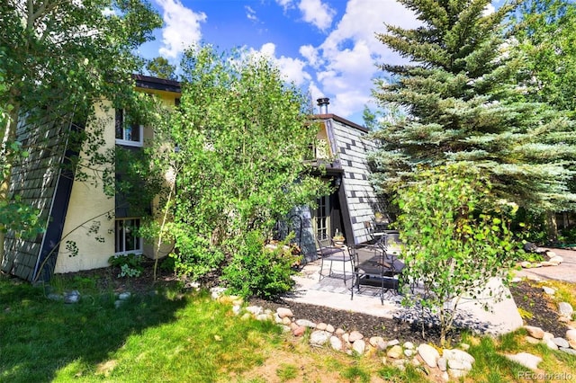 891 Fairview Blvd Unit 20, Breckenridge, CO 80424 - rear view of property with a patio area and stucco siding