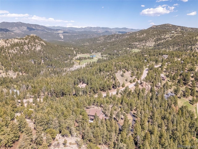 6574 Olympus Dr, Evergreen, CO 80439 - bird's eye view of mountains and a forest