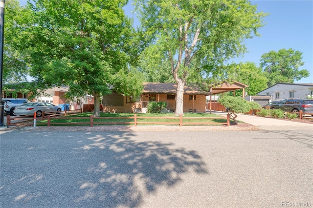 3230 Balsam St, Wheat Ridge, CO 80033 - view of front of house featuring a fenced front yard