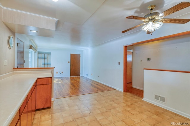 3230 Balsam St, Wheat Ridge, CO 80033 - spare room with a ceiling fan and light floors