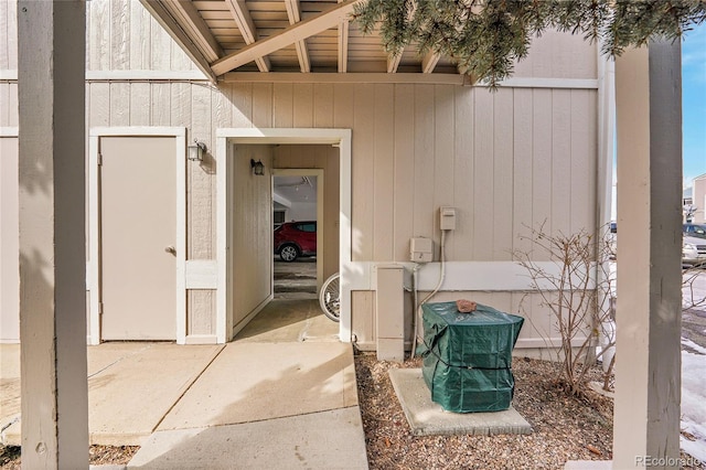 doorway to property