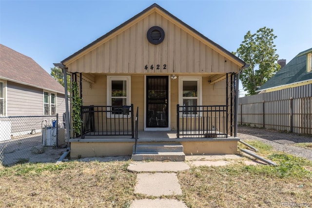 bungalow-style house with a porch