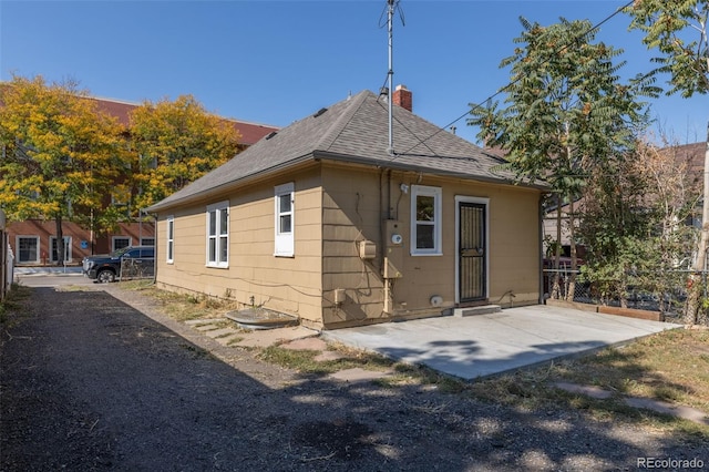 view of back of property