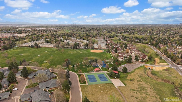 view of property location with nearby suburban area