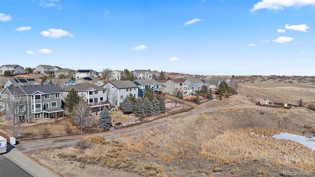 1929 Baguette Dr, Castle Rock, CO 80108 - aerial perspective of suburban area