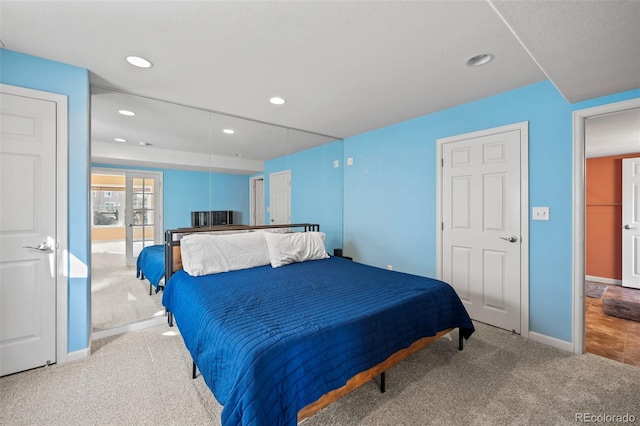 1929 Baguette Dr, Castle Rock, CO 80108 - bedroom featuring carpet floors, recessed lighting, and baseboards