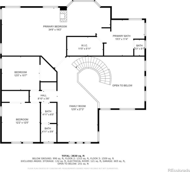 1929 Baguette Dr, Castle Rock, CO 80108 - floor plan / room layout