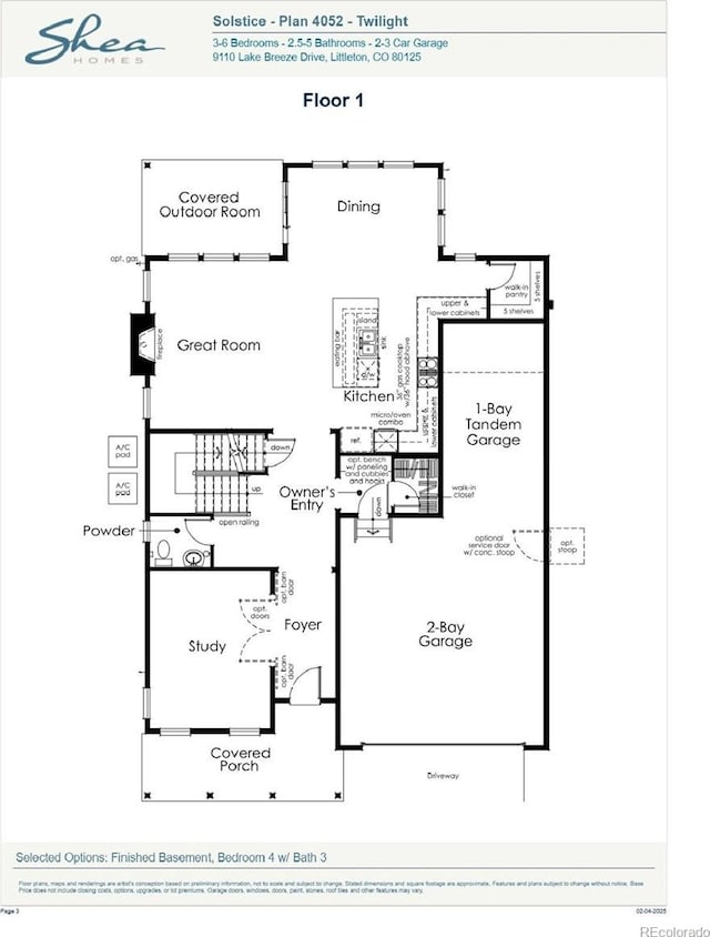 view of layout