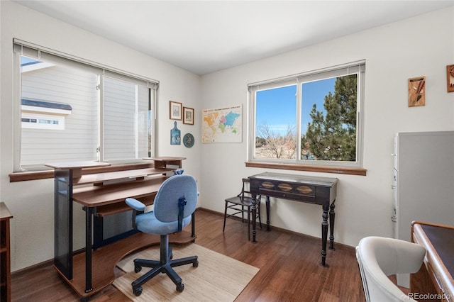3151 E 134th Cir, Thornton, CO 80241 - office featuring wood finished floors, healthy amount of natural light, and baseboards