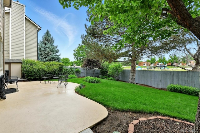 3151 E 134th Cir, Thornton, CO 80241 - view of yard with a patio