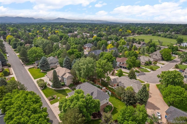 4161 W Lake Cir N, Littleton, CO 80123 - aerial perspective of suburban area featuring a mountain backdrop