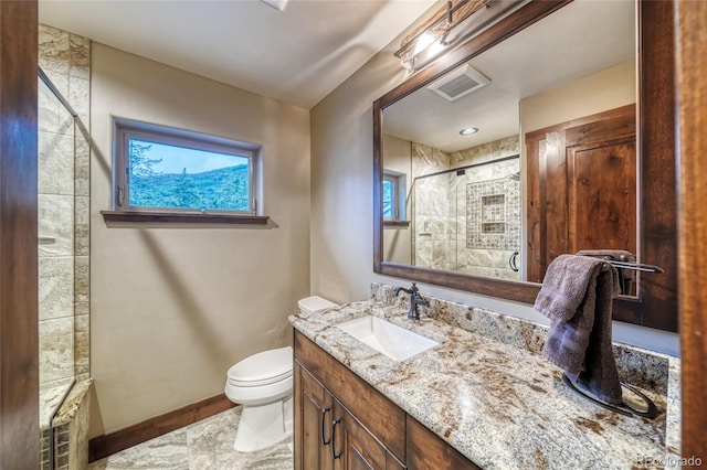 25735 County Road 295, Nathrop, CO 81236 - full bathroom with vanity and a tile shower