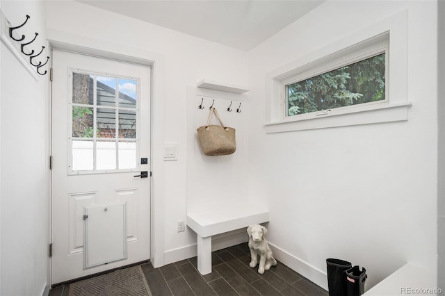 2998 S Adams St, Denver, CO 80210 - mudroom featuring baseboards