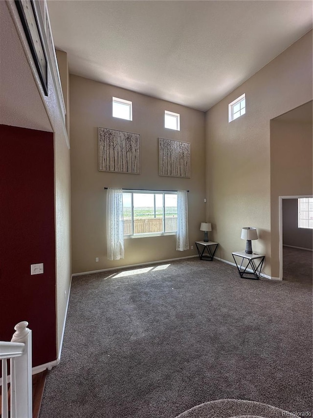 9616 Nucla St, Commerce City, CO 80022 - unfurnished room featuring a high ceiling, carpet, and baseboards