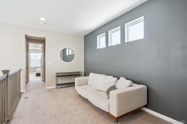 10557 Eby Cir, Lone Tree, CO 80124 - sitting room featuring light colored carpet and baseboards