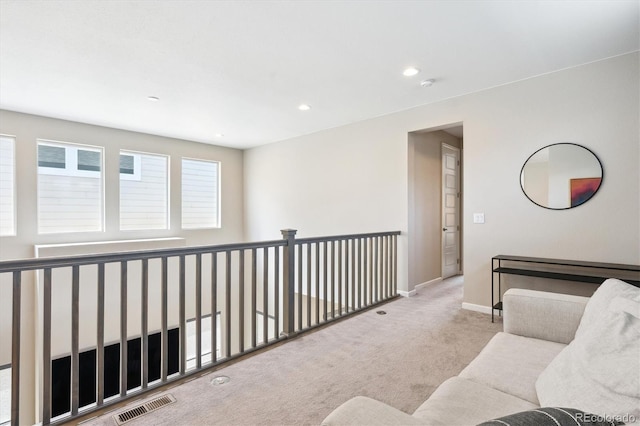 10557 Eby Cir, Lone Tree, CO 80124 - carpeted living area with baseboards and recessed lighting