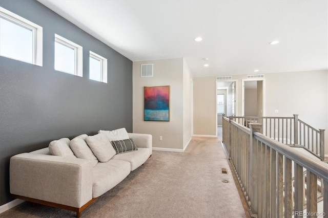 10557 Eby Cir, Lone Tree, CO 80124 - living area with light carpet and recessed lighting