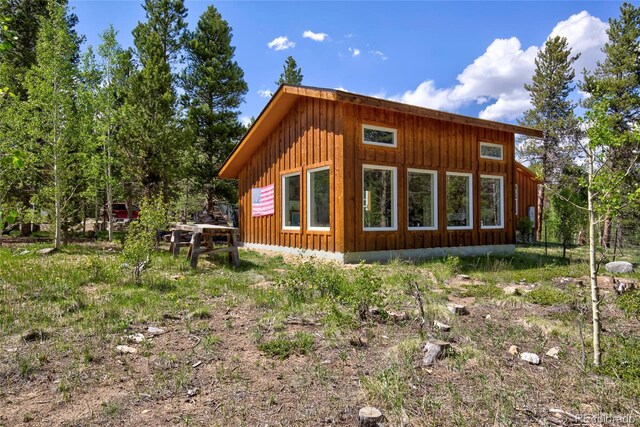166 Ski Doo Rd, Fairplay, CO 80440 - view of side of home with board and batten siding