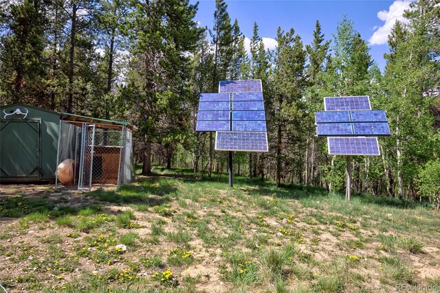 166 Ski Doo Rd, Fairplay, CO 80440 - view of yard featuring an outdoor structure