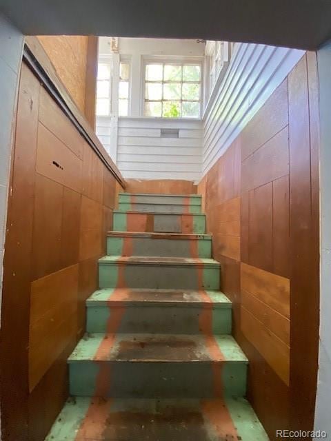 view of stairs