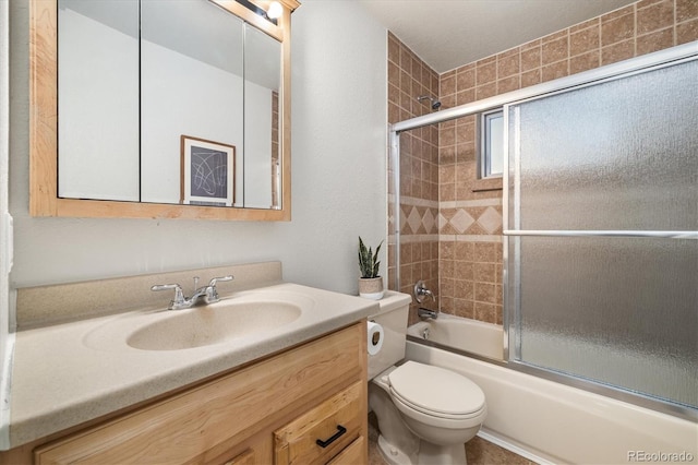 6290 Quail St, Arvada, CO 80004 - bathroom with vanity and combined bath / shower with glass door