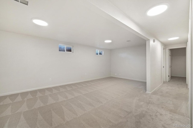 6290 Quail St, Arvada, CO 80004 - finished basement featuring light colored carpet