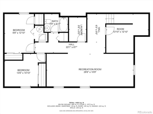 6290 Quail St, Arvada, CO 80004 - view of room layout