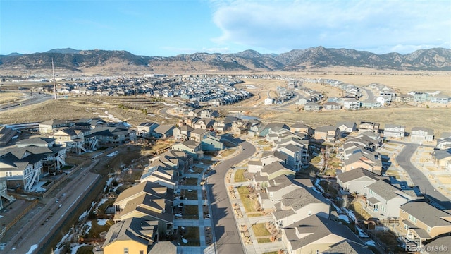 17850 W 94th Dr, Arvada, CO 80007 - aerial view of property's location featuring nearby suburban area and mountains