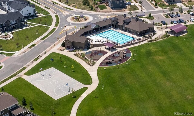 17850 W 94th Dr, Arvada, CO 80007 - drone / aerial view of a pool
