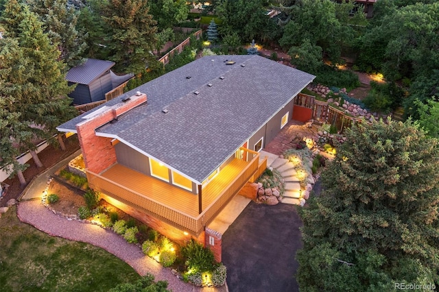 2434 Virgo Dr, Colorado Springs, CO 80906 - aerial view of property and surrounding area