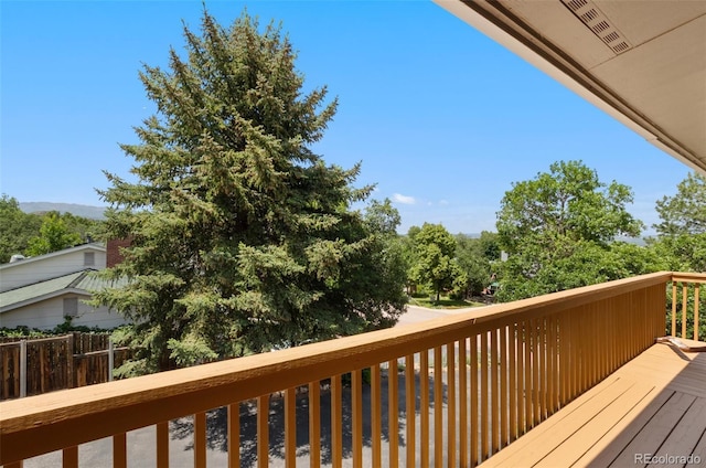 2434 Virgo Dr, Colorado Springs, CO 80906 - view of wooden terrace