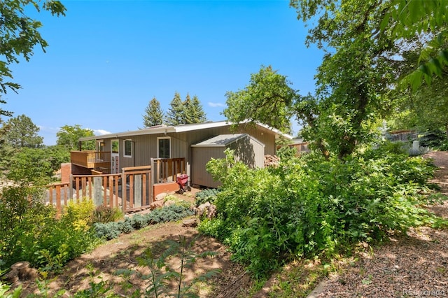 2434 Virgo Dr, Colorado Springs, CO 80906 - back of house with a deck