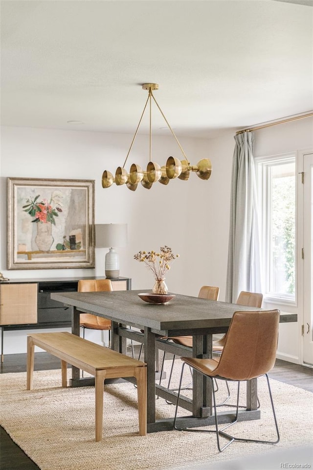 40 S Dexter St, Denver, CO 80246 - dining space featuring wood finished floors