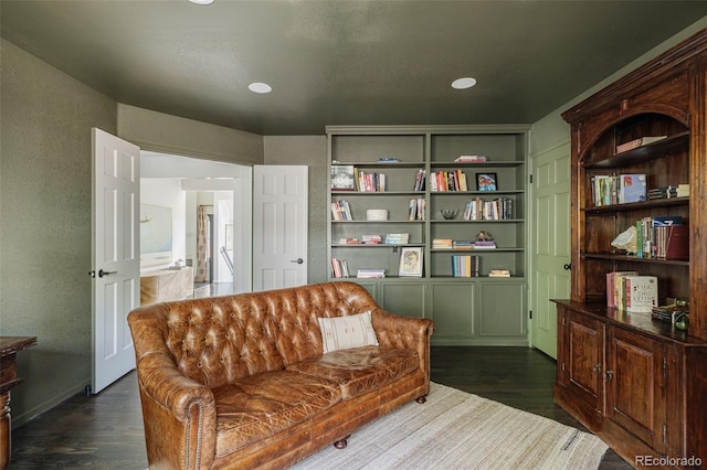 40 S Dexter St, Denver, CO 80246 - living area featuring dark wood-type flooring
