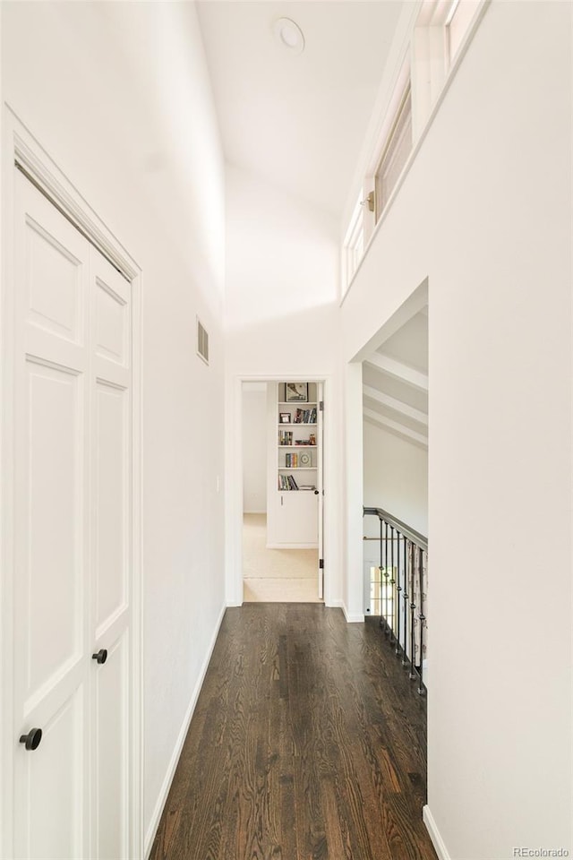 40 S Dexter St, Denver, CO 80246 - corridor featuring wood finished floors and a high ceiling
