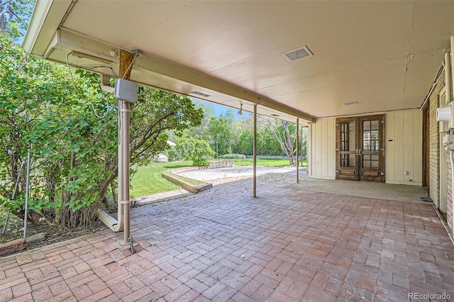 4490 Balsam St, Wheat Ridge, CO 80033 - view of patio / terrace featuring french doors