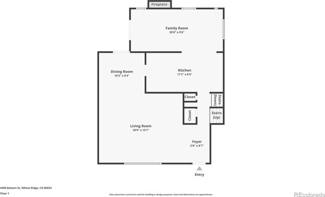 4490 Balsam St, Wheat Ridge, CO 80033 - room layout