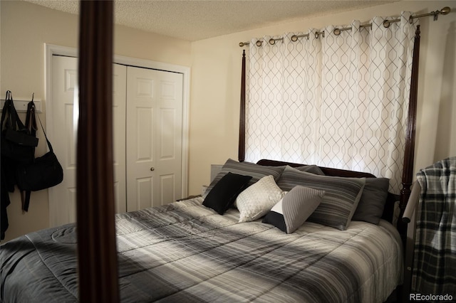 1358 S Irving St Unit A9, Denver, CO 80219 - bedroom with a closet and a textured ceiling