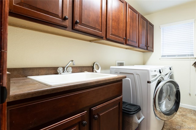 3902 Eagle Tail Ln, Castle Rock, CO 80104 - laundry area with cabinet space and washer and dryer