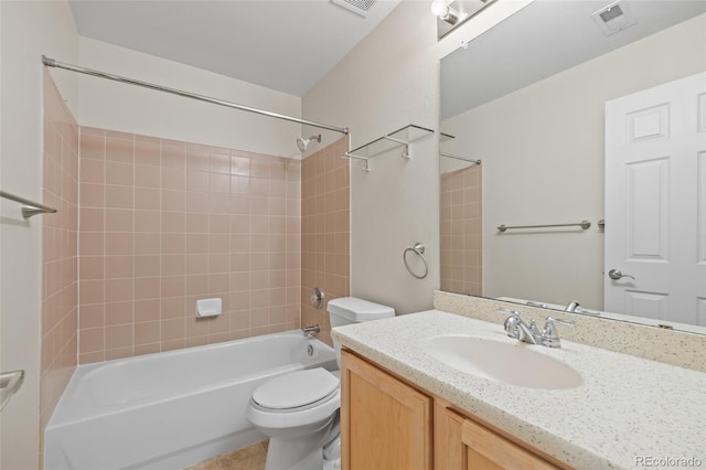 8399 Stonybridge Cir, Highlands Ranch, CO 80126 - bathroom featuring vanity and washtub / shower combination