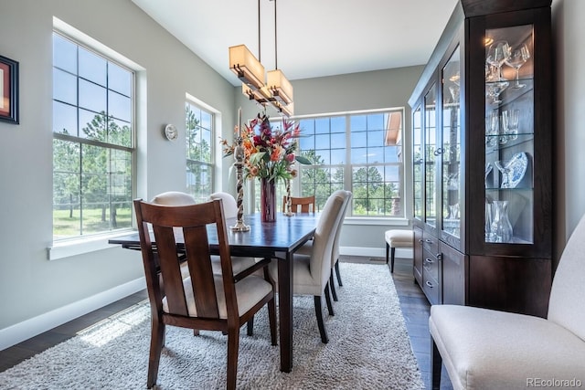 230 S Big Meadow Trl, Franktown, CO 80116 - dining area with plenty of natural light and baseboards