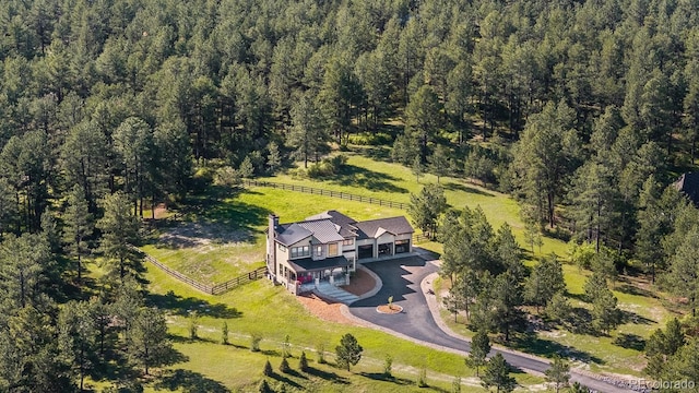 230 S Big Meadow Trl, Franktown, CO 80116 - view of subject property with a forest