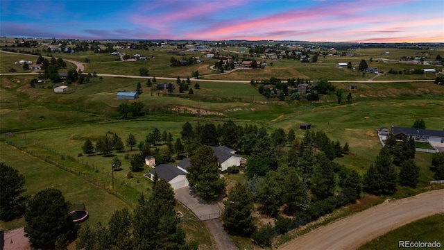 723 Brussels Dr, Parker, CO 80138 - aerial view at dusk