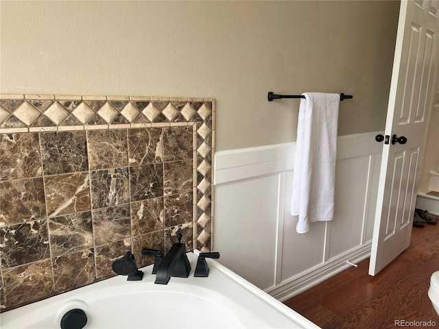 137 Bob Cat Trl, Bailey, CO 80421 - bathroom with wood finished floors