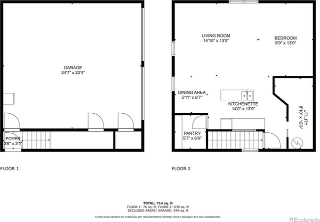 137 Bob Cat Trl, Bailey, CO 80421 - floor plan / room layout