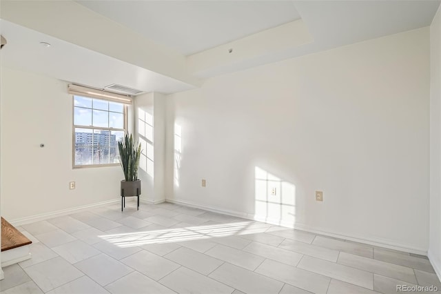 view of tiled empty room