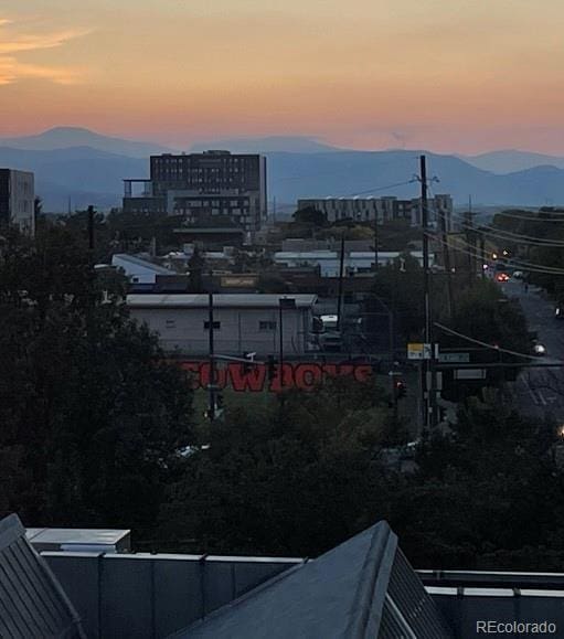 300 W 11th Ave Unit 4F, Denver, CO 80204 - view of city featuring a mountain backdrop