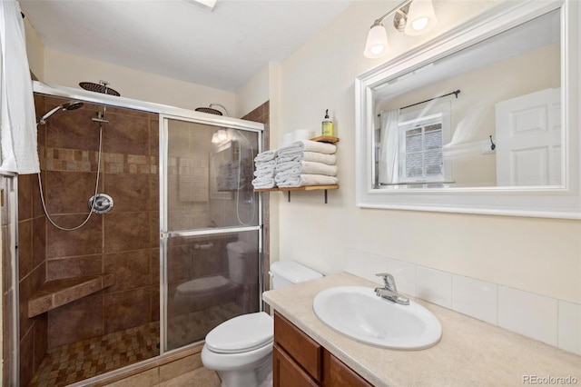 45 Bridge St, Breckenridge, CO 80424 - full bath with vanity, toilet, and a stall shower
